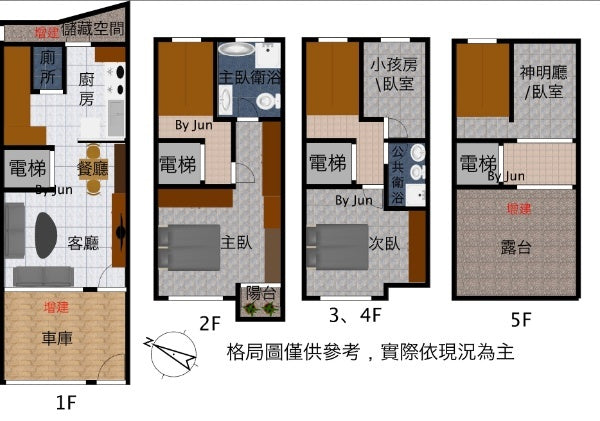 水湳｜正5房電梯別墅｜百萬裝潢